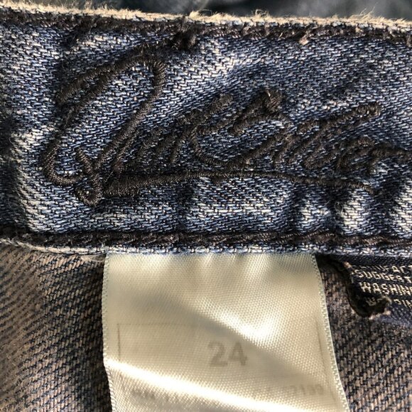 QUIKSILVER Women's Mid-Rise Straight Leg Jeans 24 - Picture 8 of 11